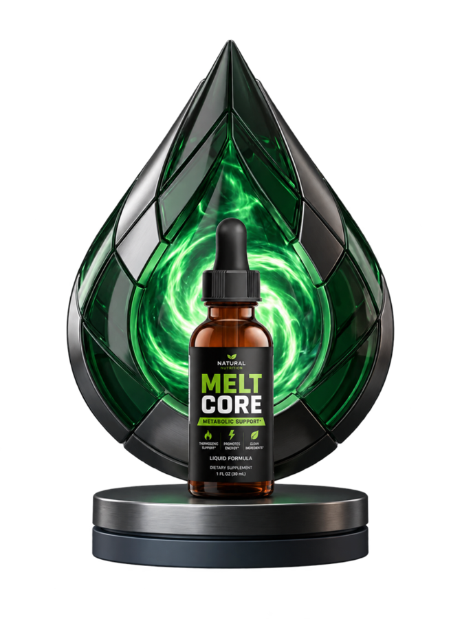 MeltCore metabolic support liquid drops bottle